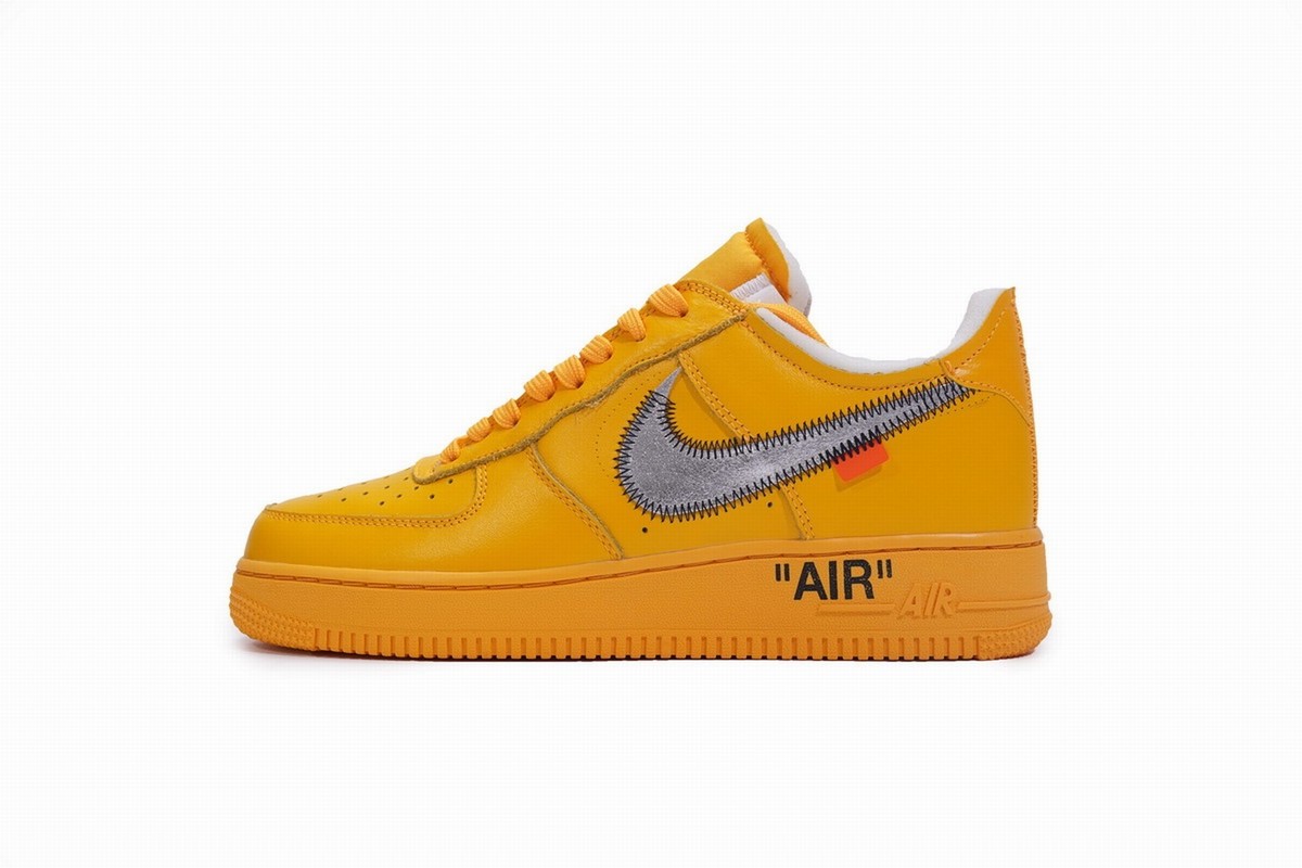 Off White x Nike Air Force 1 Low University Gold DD1876-700